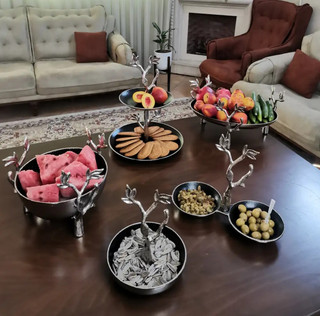 سرویس پذیرایی 5 پارچه درختی