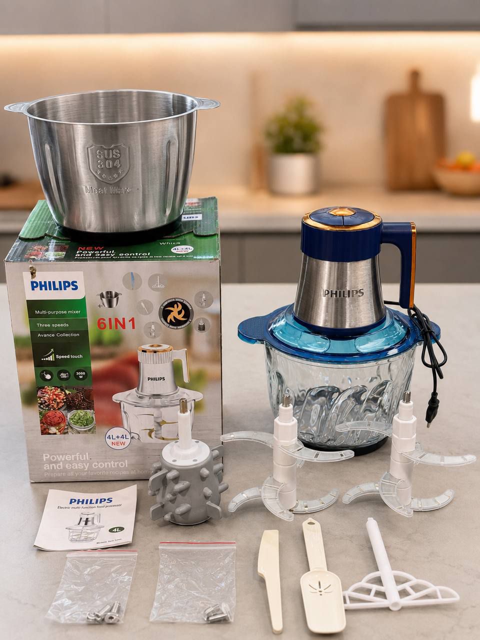 خردکن دو کاسه فیلیپس مدل AG-1358