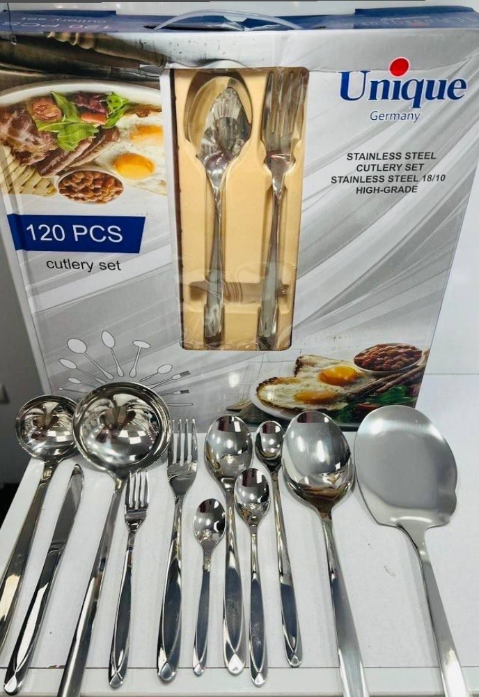 سرویس قاشق و چنگال 120 پارچه یونیک